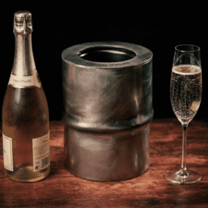 REFRIGERATORE PER CHAMPAGNE E VINO VELA - PEZZO UNICO FATTO A MANO DALL' ALTO ADIGE